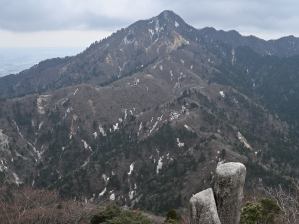 写真２７ 天指し指から鎌ヶ岳