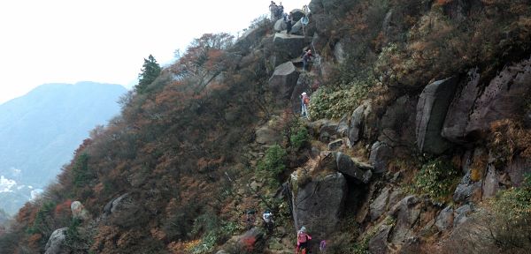 中道 クサリ場 写真6