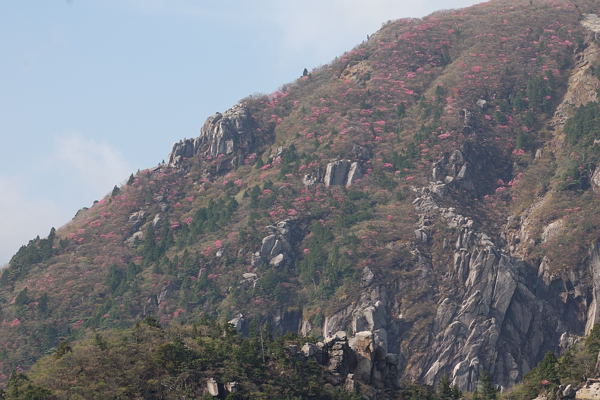 写真1 御在所岳を遠望する 写真1