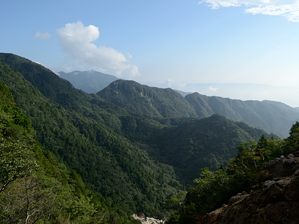 写真1 キレットにて 写真1