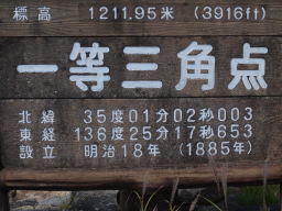 写真6 三角点 写真6 三角点