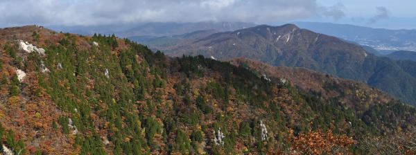 写真7 国見岳、釈迦ヶ岳 写真7 国見岳、釈迦ヶ岳