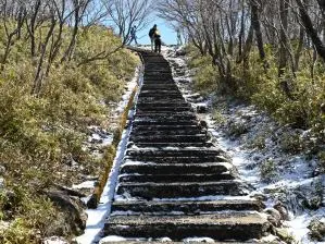 写真5 山頂にて 写真5 山頂にて