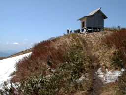 写真4 能郷白山山頂にて 写真4 能郷白山山頂にて
