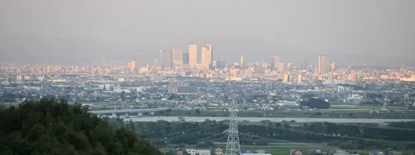 写真5 愛宕神社付近から名古屋駅 写真5 愛宕神社付近から名古屋駅