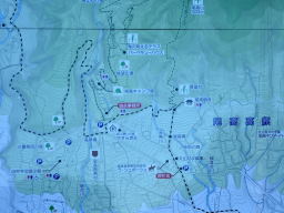 写真 尾高高原案内地図