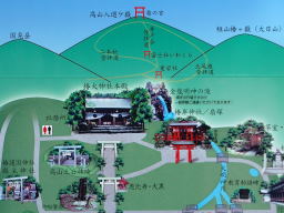 写真 椿大神社：案内図
