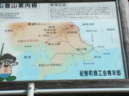 写真 姫越山登山案内板